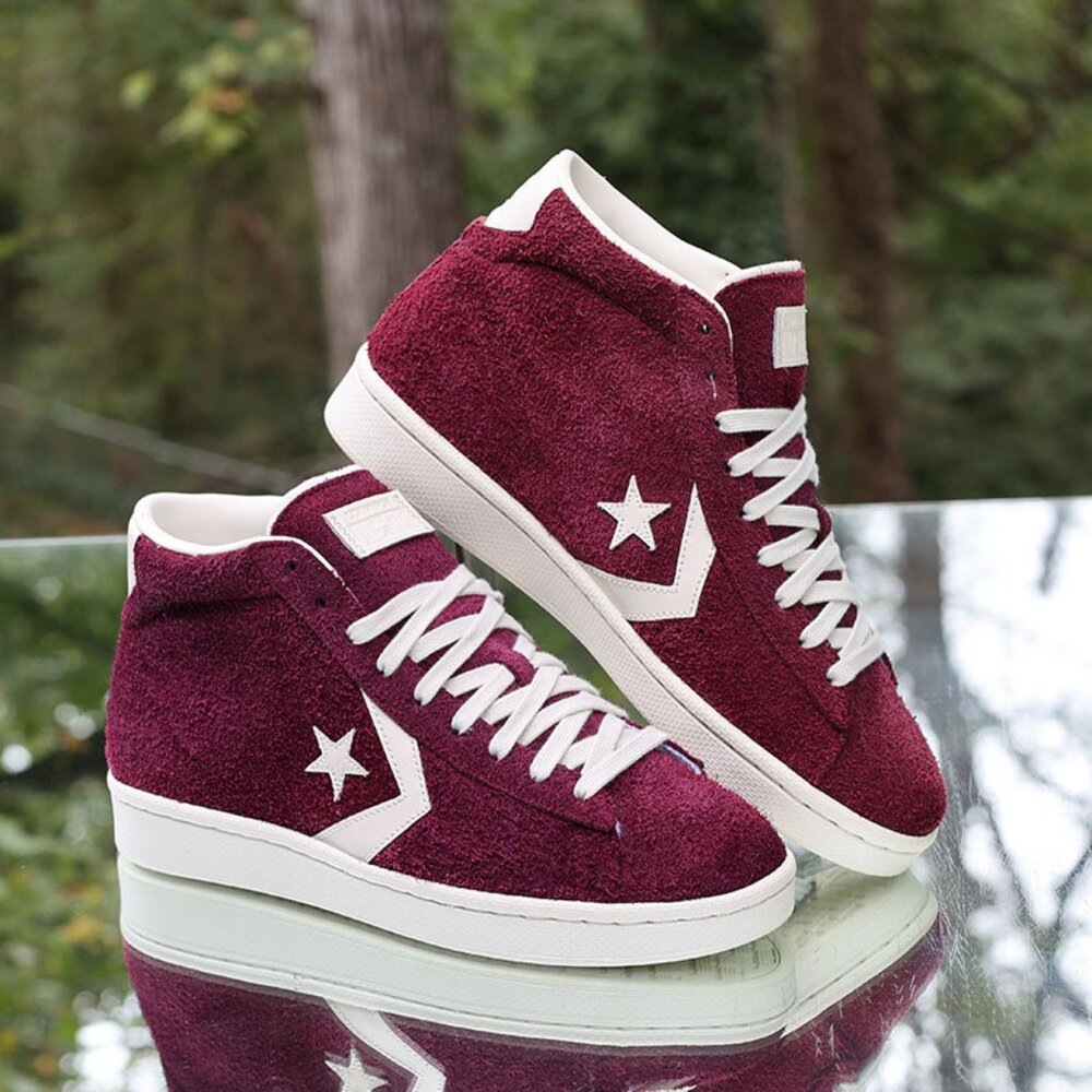 Converse Pro Leather Mid Dark Sangria